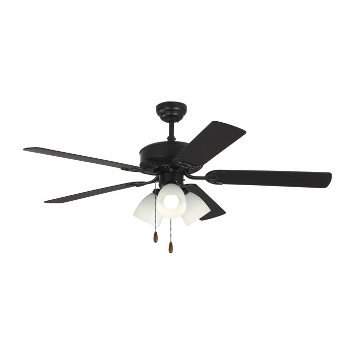 Winston Porter 52 Shorthill 5 Blade Ceiling Fan Light Kit