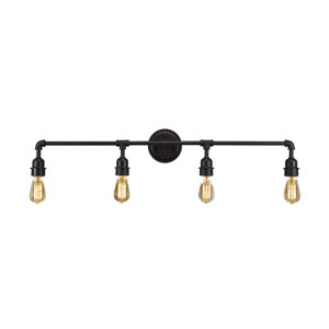 Kash 4-Light Steel Vanity Light