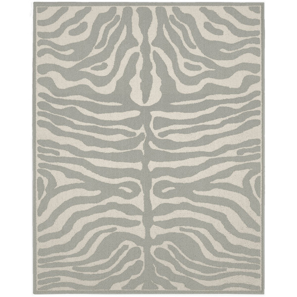 Safari Silver/Ivory Area Rug by Garland Rug