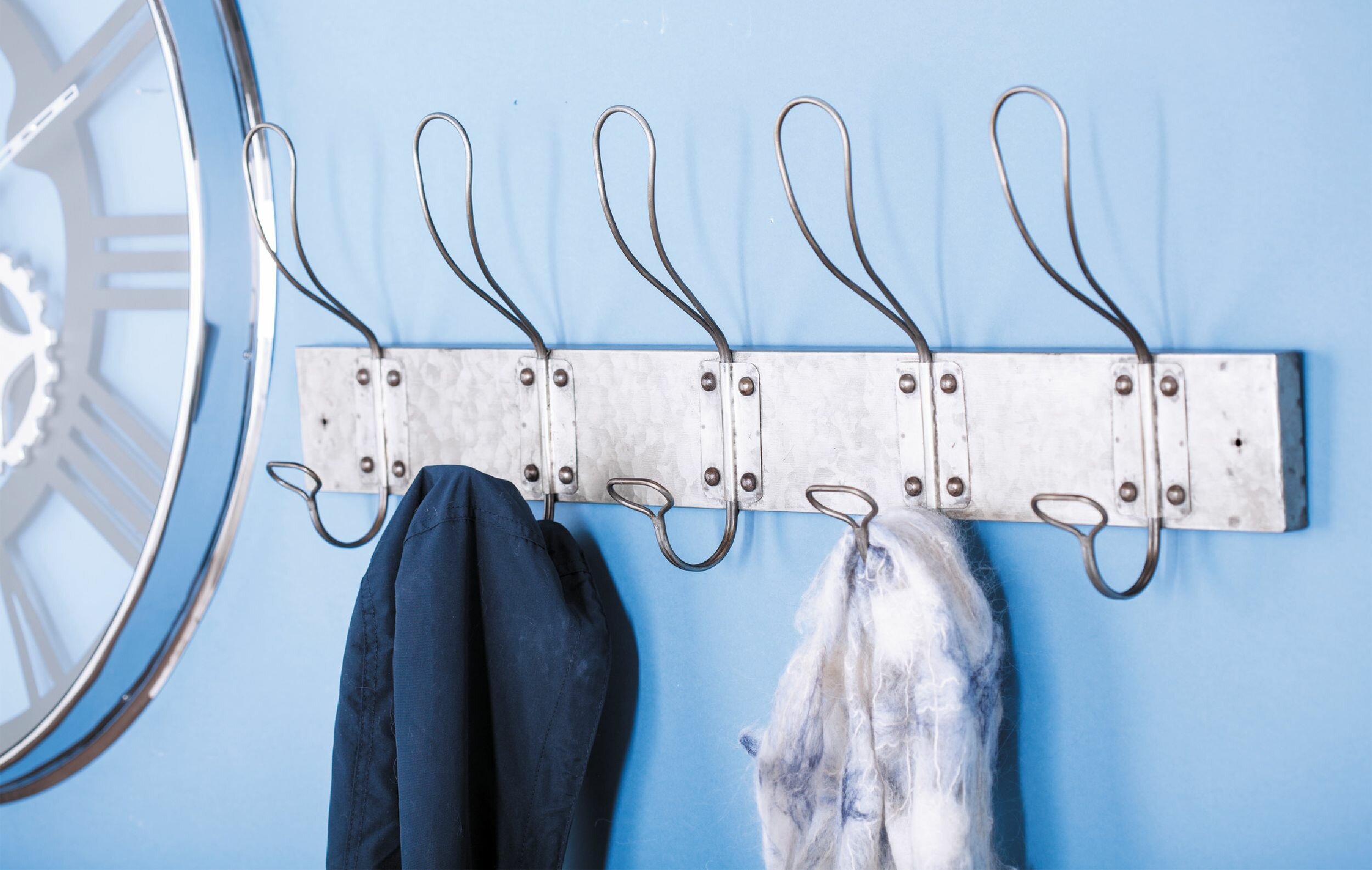 iron wall coat rack