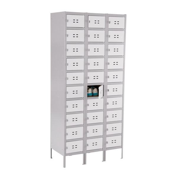 10 Door 3 Wide Storage Locker by Safco Products Company