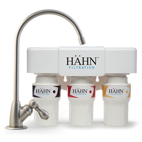 3 Stage Under Sink Water Filtration System by Hahn
