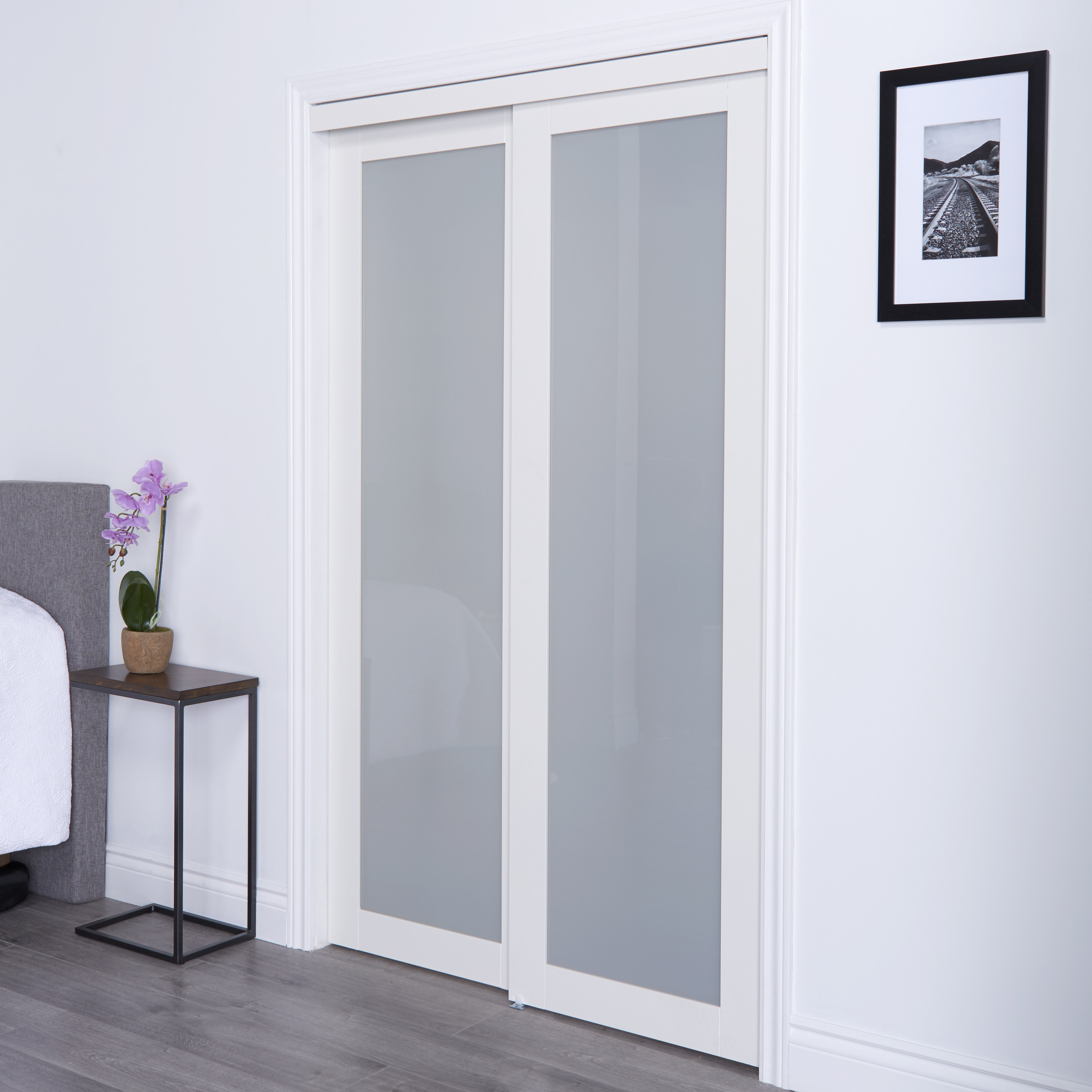 Baldarassario Glass Sliding Closet Door Joss Main