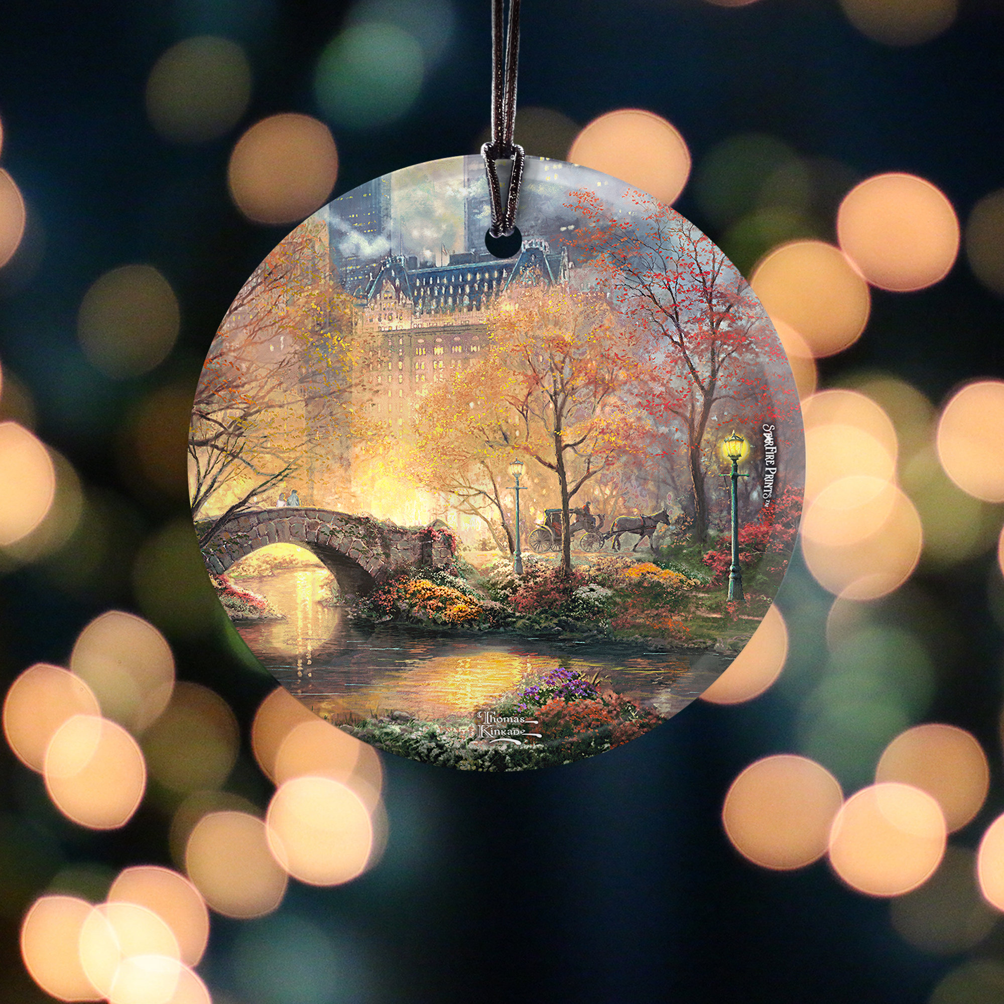 Trend Setters Thomas Kinkade Central Park In The Fall Starfire