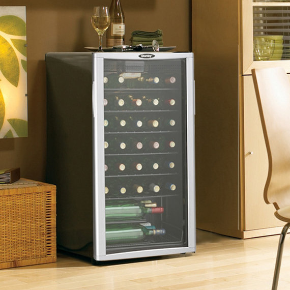 whirlpool 35 bottle freestanding wine cooler