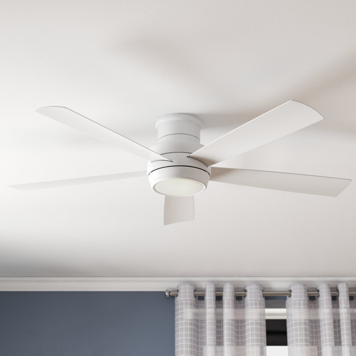 52 Cedarton 5 Blade Led Ceiling Fan With Remote Light Kit Included
