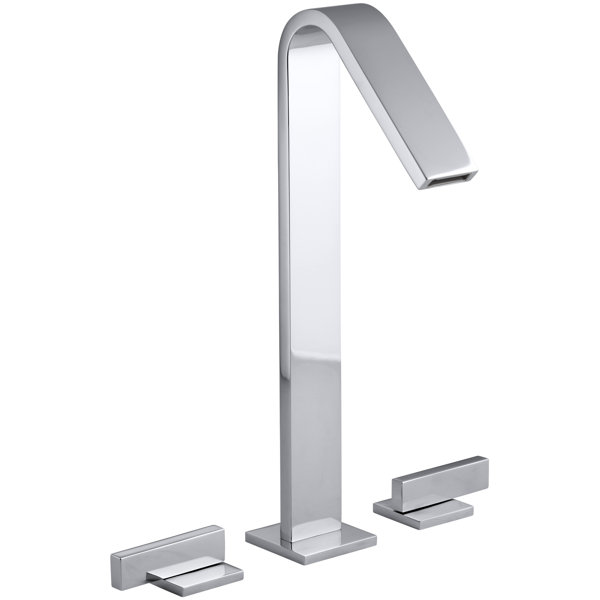 Loure Tall Widespread Bathroom Sink Faucet by Kohler