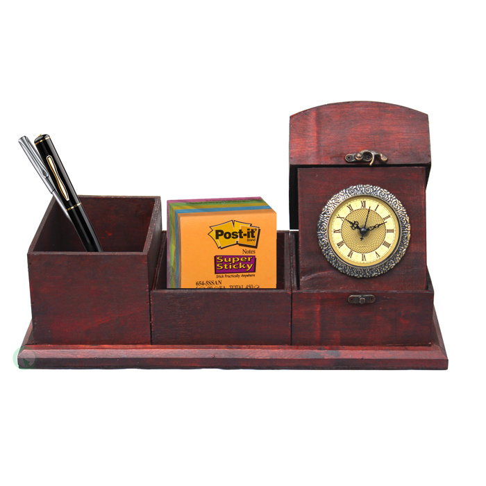 Antique Wood Desk Organizer Antique Wood Desk Organizer