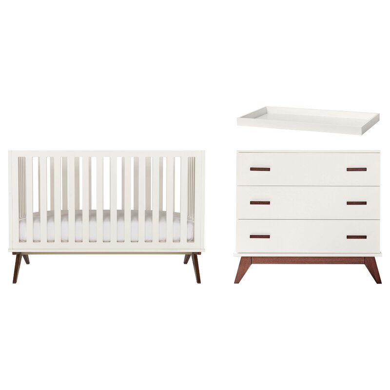 3 in 1 crib set