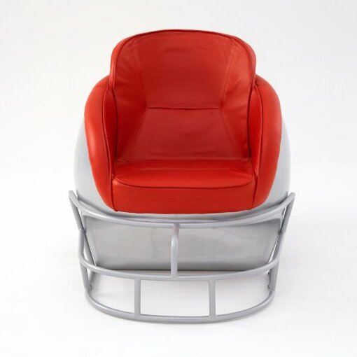 NCAA Ohio State University Football Helmet Leather Lounge Chair by Butt'N Head