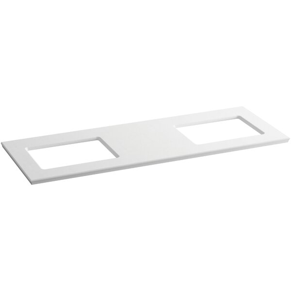 Solid/Expressions 62 Double Bathroom Vanity Top by Kohler