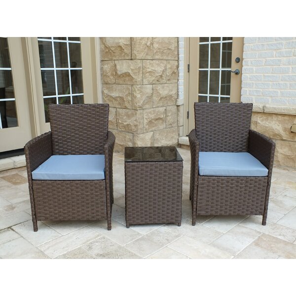 Rockleigh 3 Piece Conversation Set with Cushions by Red Barrel Studio