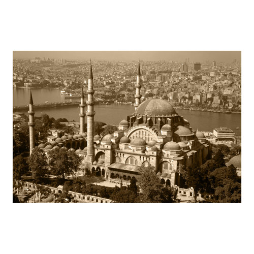 Old Mosque 2.9m x 4.32m Textured Matt Peel & Stick Wall Mural East Urban Home