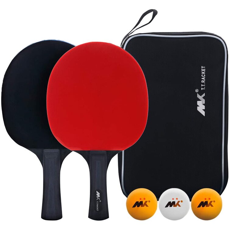 Table Tennis Racket Case Ping Pong Pouch Carry Cover Portable Paddle Ball Holder 