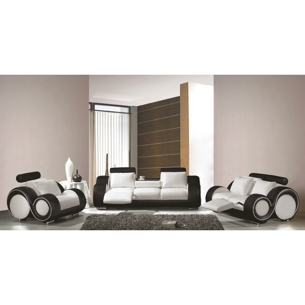 Lokken 3 Piece Reclining Living Room Set By Orren Ellis