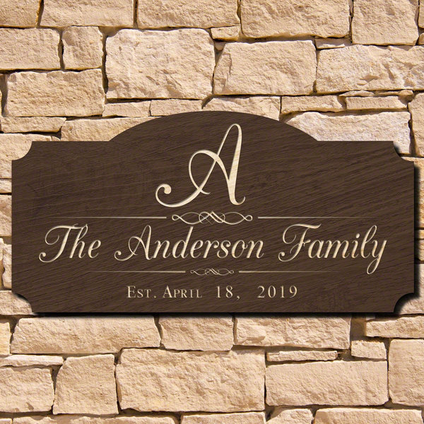 Handmade Family Name Plaque Office Name Plaque Custom Family Name Plaque For The Front Door