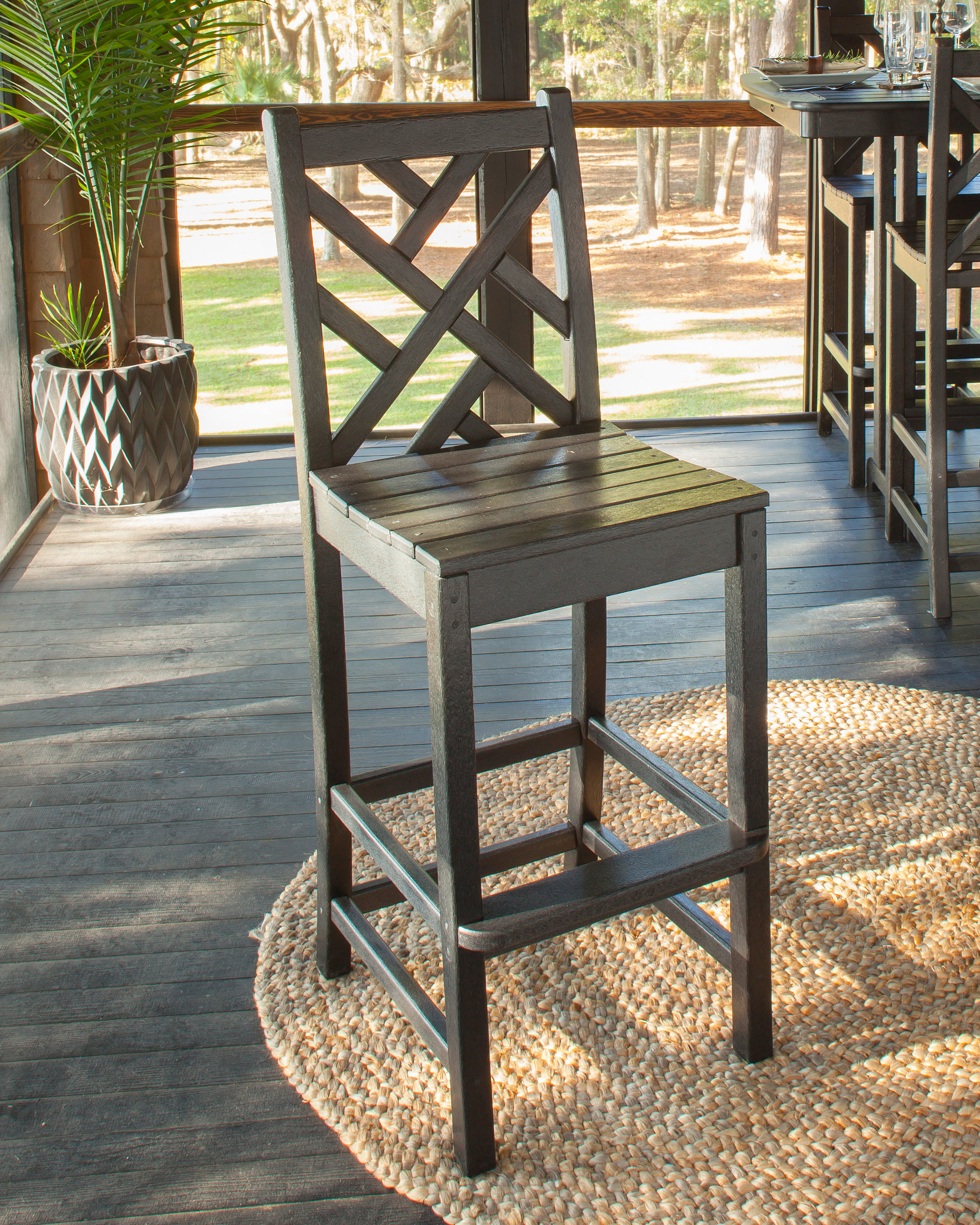 POLYWOOD® Chippendale 30" Bar Stool | Wayfair