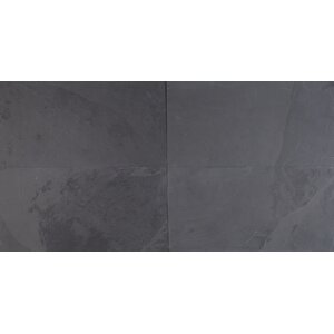 Montauk 12'' X 24'' Slate Field Tile in Black