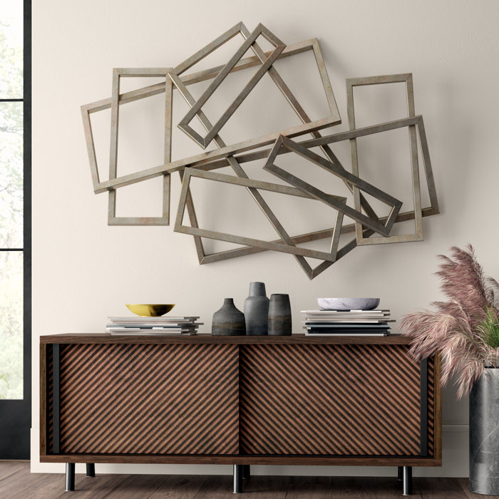 Rectangles Iron Wall Décor Rectangles Iron Wall Décor