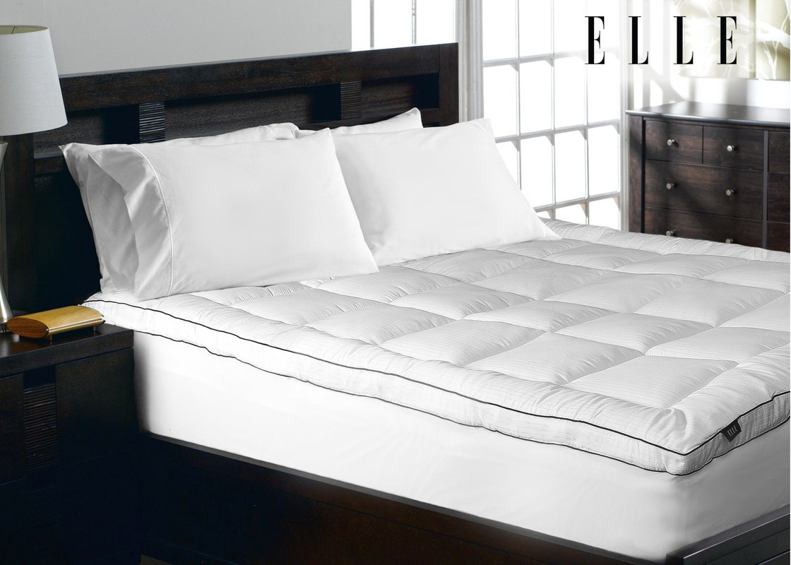 1000 Thread Count Pinstripe Mattress Pad & Reviews Joss & Main