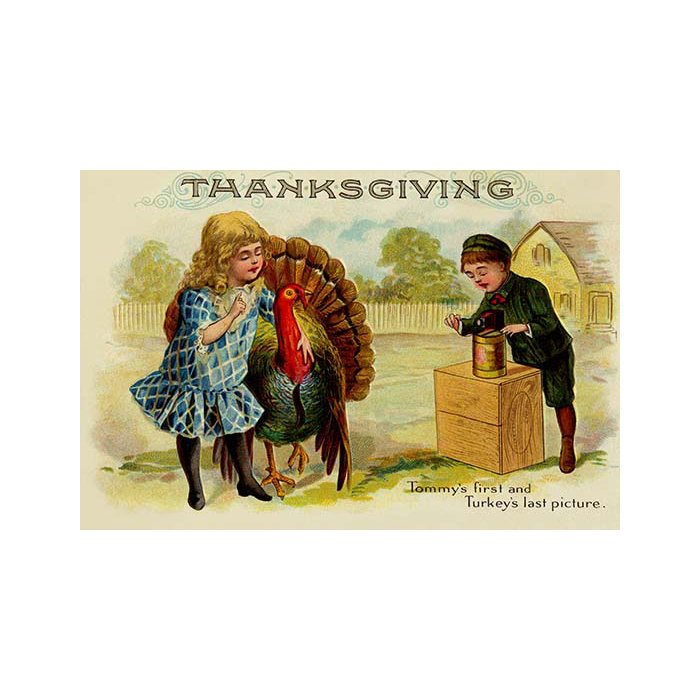 Buyenlarge Thanksgiving Tommy S First And Turkey S Last Picture