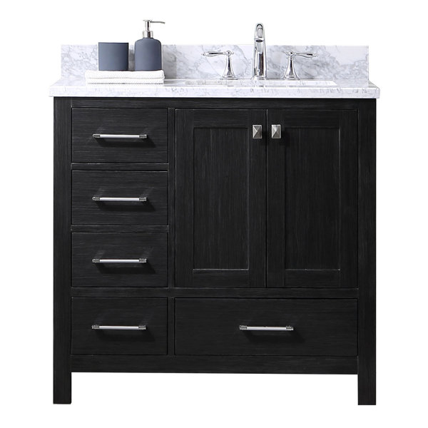 Hamden 35 Single Bathroom Vanity Set with Mirror by Greyleigh