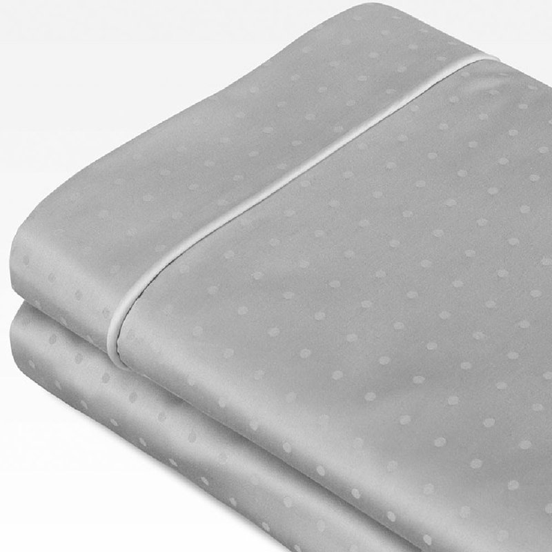 Wrinkle-Free Woven Swiss Dots Sheets 600 Thread Count Bed Sheets Set