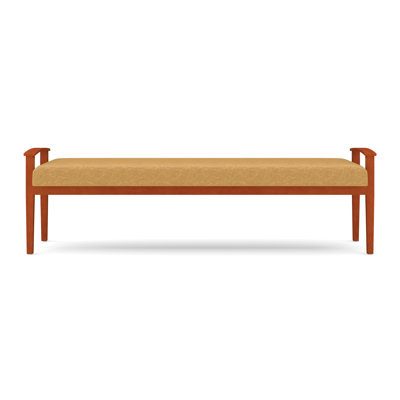 Amherst 3 Seat Bench Lesro Upholstery Color Heather Claret Frame