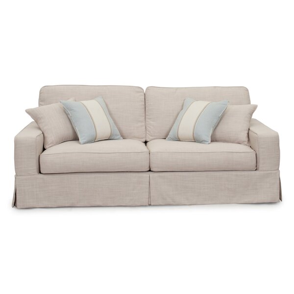 Glenhill Box Cushion Sofa Slipcover By Rosecliff Heights