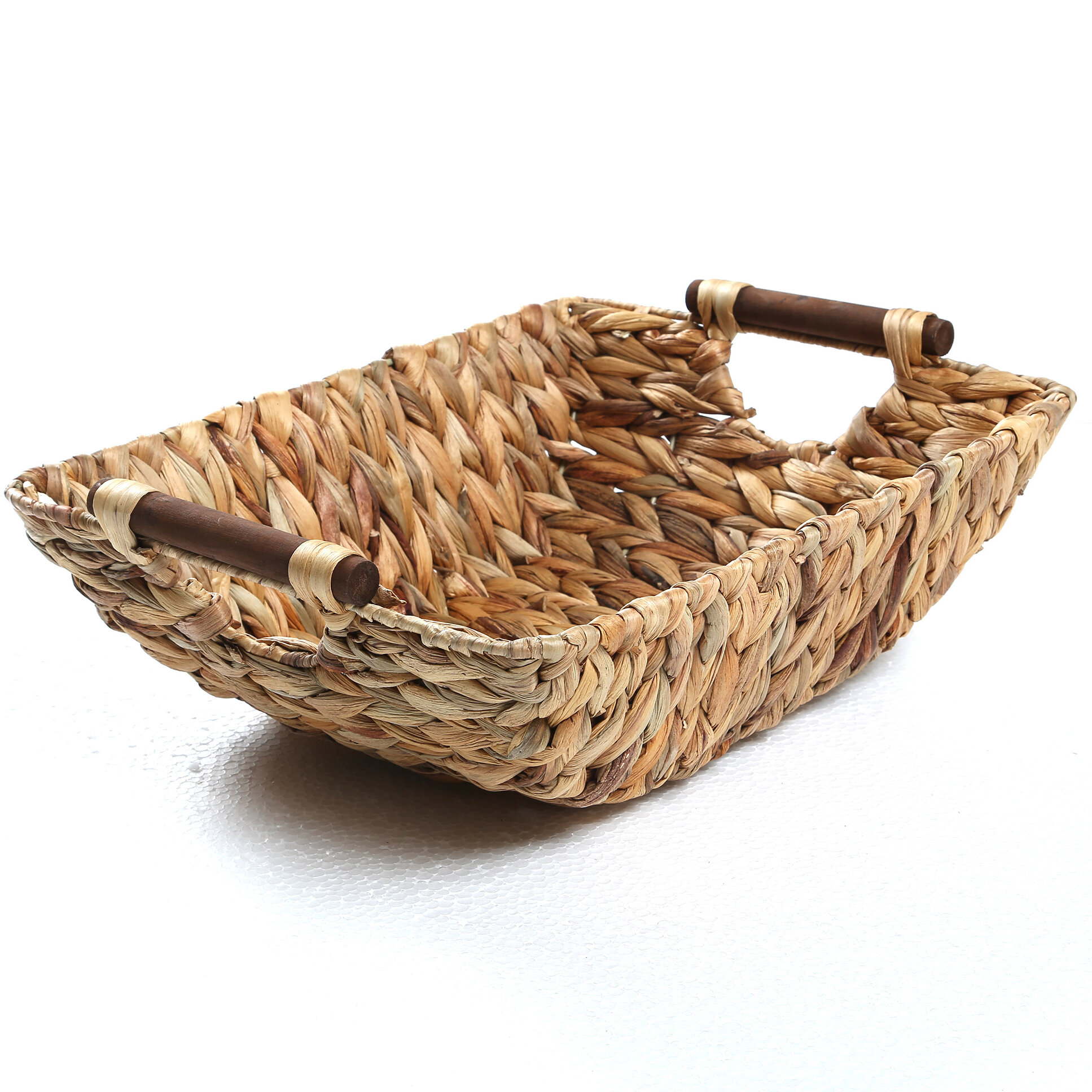 wicker basket bin