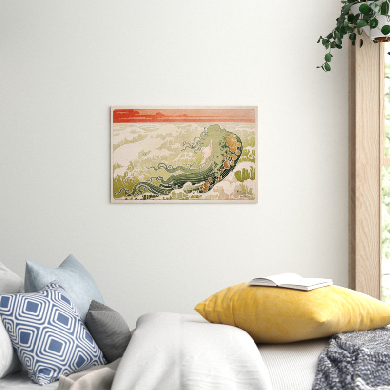Big Box Art The Wave By Henri Privat Livemont Painting Print On