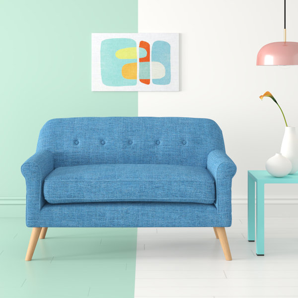 Calvillo Anchill Mid Century Modern Loveseat By Hashtag Home