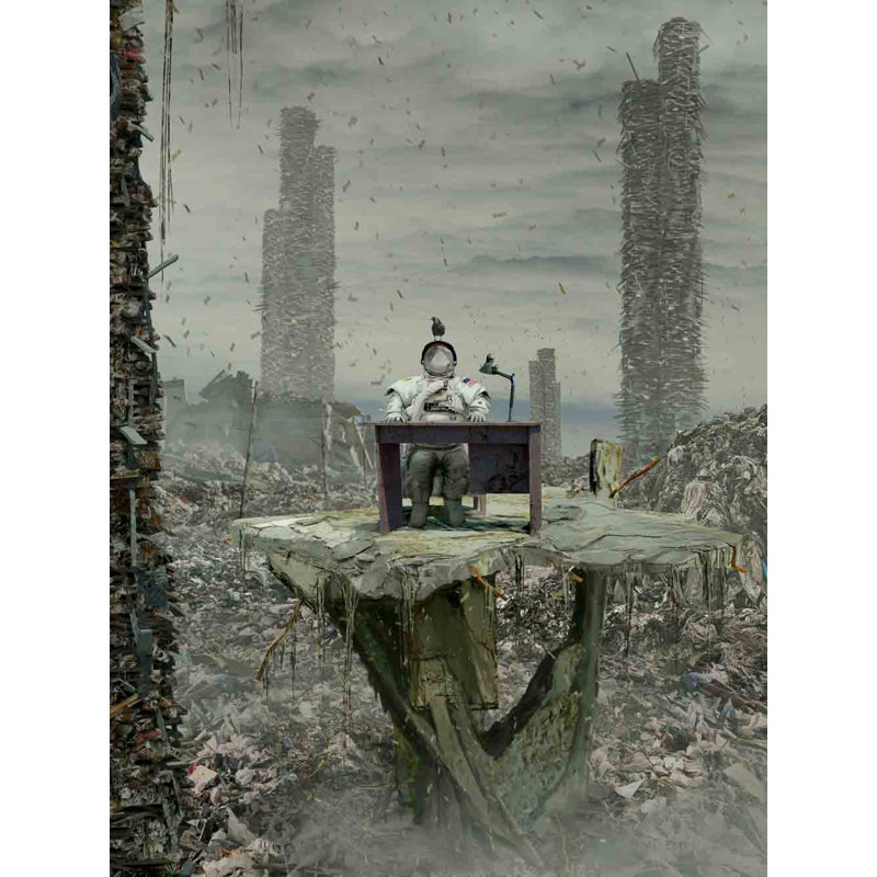 Latitude Run All Is Vanity Acrylic Painting Print On Canvas