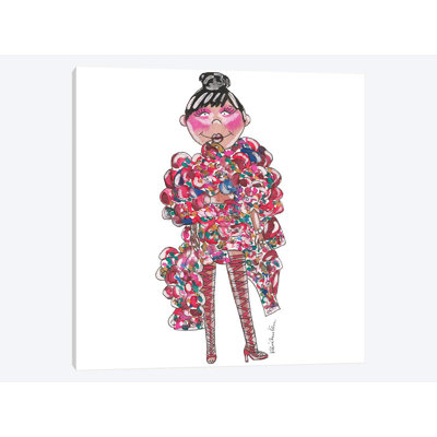 Rihanna 2017 Met Gala Graphic Art on Wrapped Canvas East Urban Home Size 26 H x 26 W x 15 D