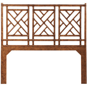 Chinese Chippendale Open-Frame Headboard by David Francis Furniture