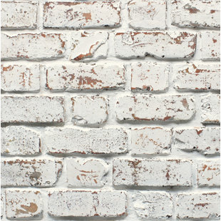 Brick Stone Wallpaper You Ll Love Wayfair Mccluney 33 L X 20 5 W Brick Wallpaper Roll