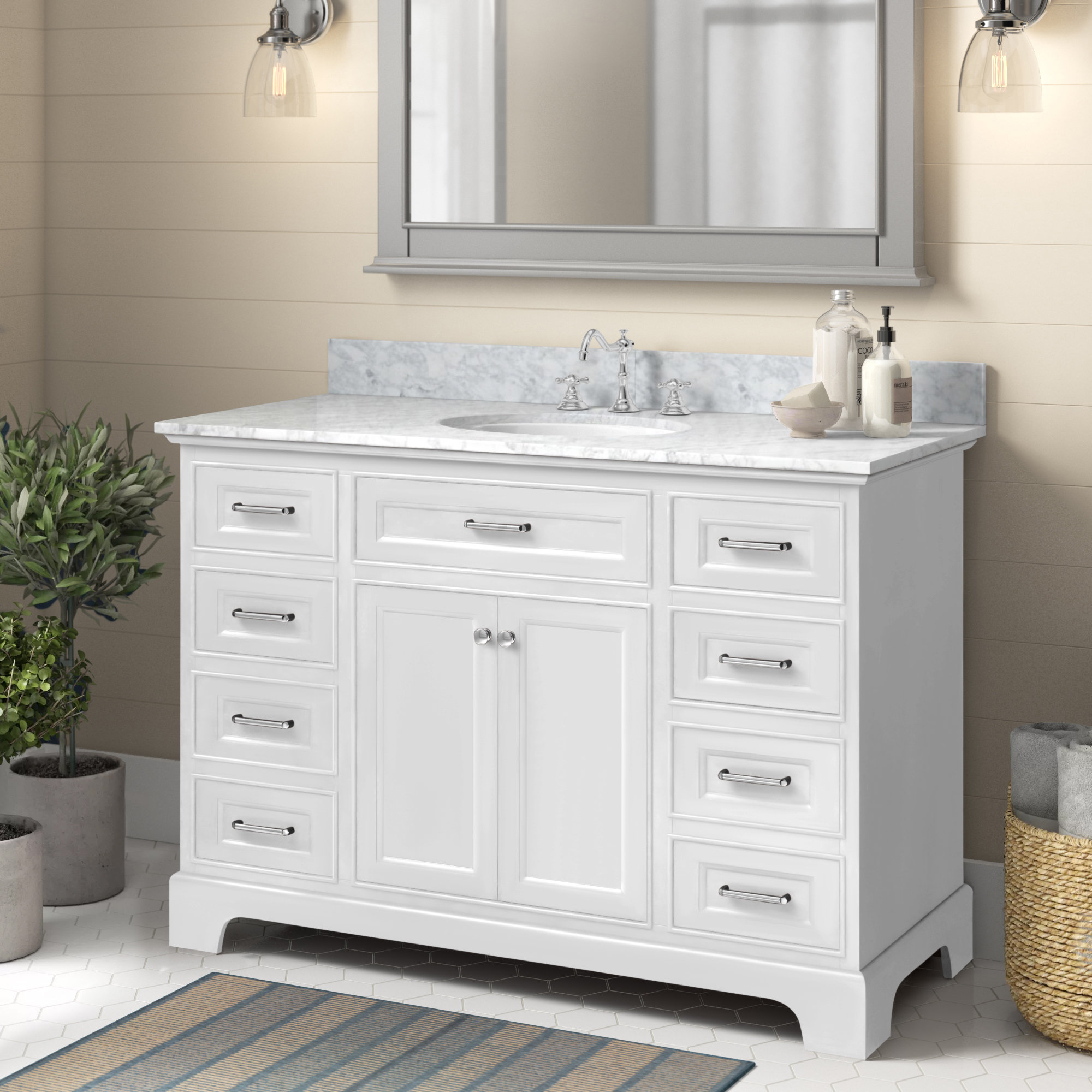 Madeline 48 Single Bathroom Vanity Set Reviews Birch Lane
