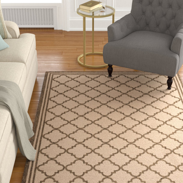 Berardi Cream/Brown Area Rug by Darby Home Co