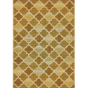 Alice Gold Indoor/Outdoor Area Rug