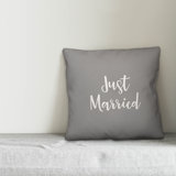 Just Married Pillow Wayfair