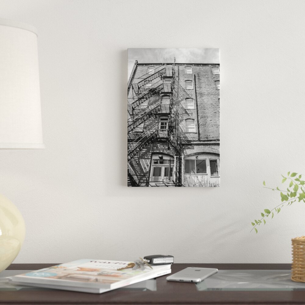 East Urban Home Back Alley Wall Graphic Art Print On Canvas