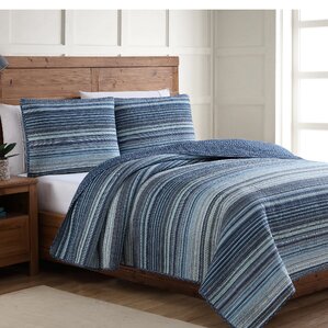 Striped Quilt & Coverlet Sets You'll Love | Wayfair