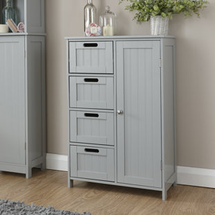 Grey Bathroom Cabinets Shelves You Ll Love Wayfair Co Uk Quickview