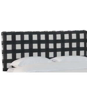 Terrio Box Seam Linen Upholstered Panel Headboard by Brayden Studio