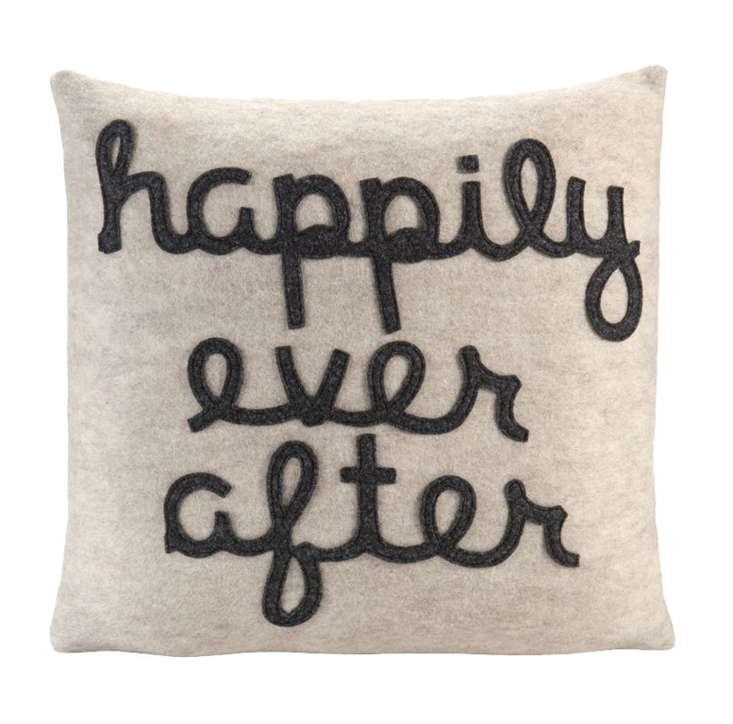 It Starts With A Kiss Happily Ever After Throw Pillow & Reviews AllModern