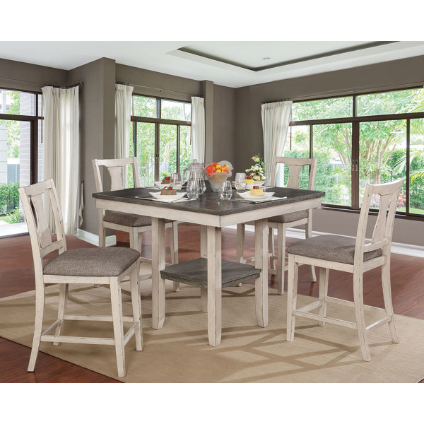 Truman 5 Piece Counter Height Dining Set By One Allium Way New