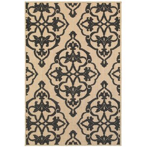 Winchcombe Sand/Charcoal Outdoor Area Rug