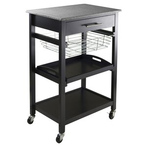 Julia Kitchen Cart with Granite Top