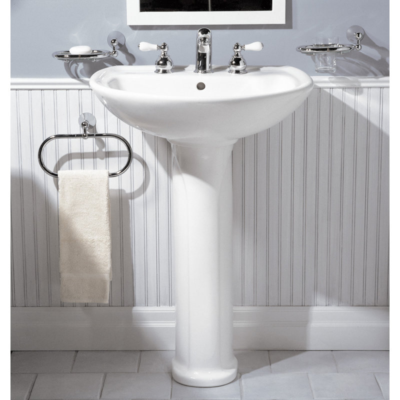 American Standard Cadet Vitreous China U Shaped Pedestal Bathroom