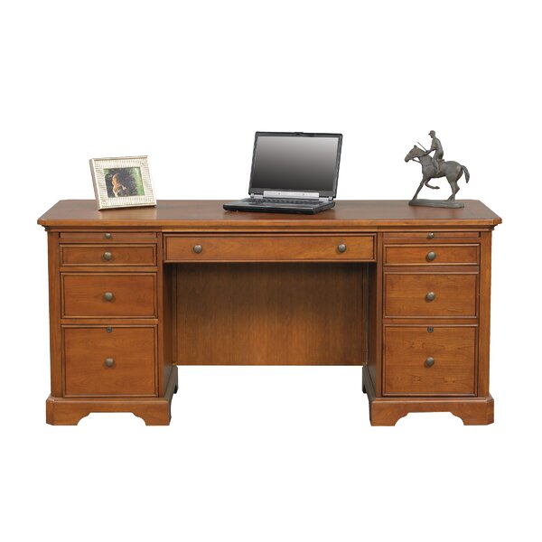 Alcott Hill Parnell Flat Top Executive Desk Reviews Wayfair